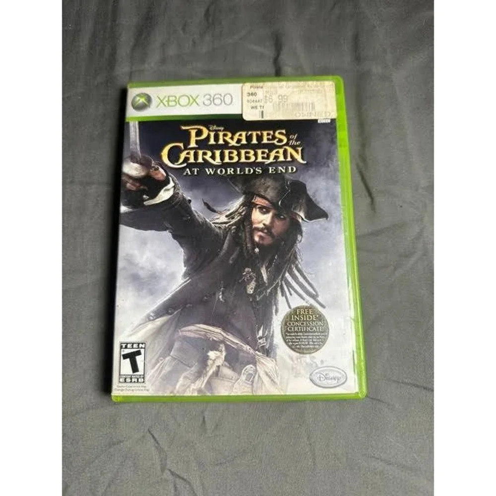 Pirates of the Caribbean At Worlds End Microsoft Xbox 360 Action Adventure Game